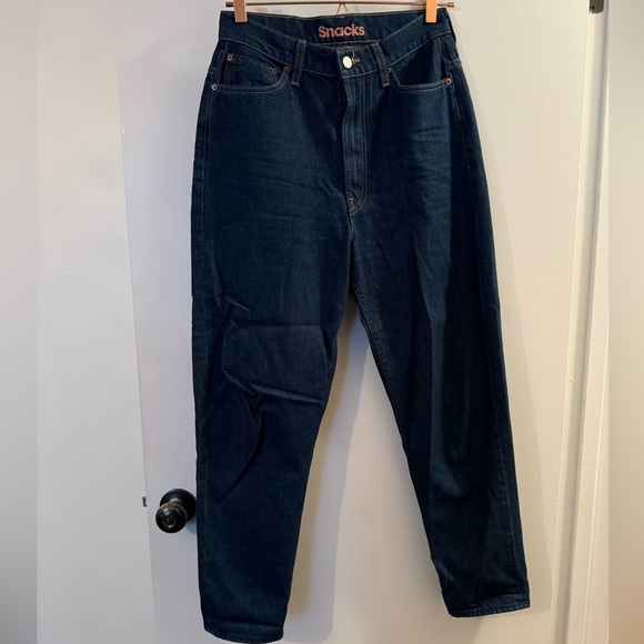 NWT Mother Denim Snacks HW Twizzy Ankle Jeans Cold Brew Size 29 Cotton - Picture 5 of 10